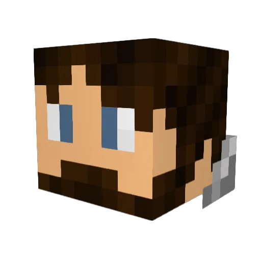 Klaus_Mattson Minecraft avatar head, 3D render