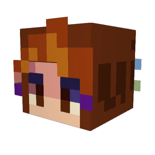 Klaus_Wulfenbach Minecraft avatar head, 3D render