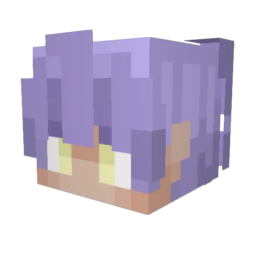 KlauthTV Minecraft avatar head, 3D render