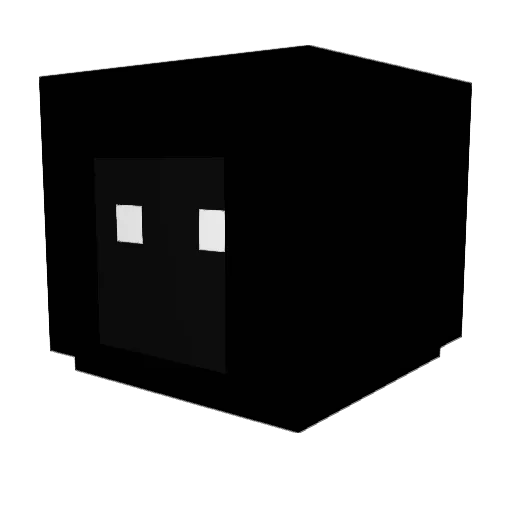 Klaymonator Minecraft avatar head, 3D render
