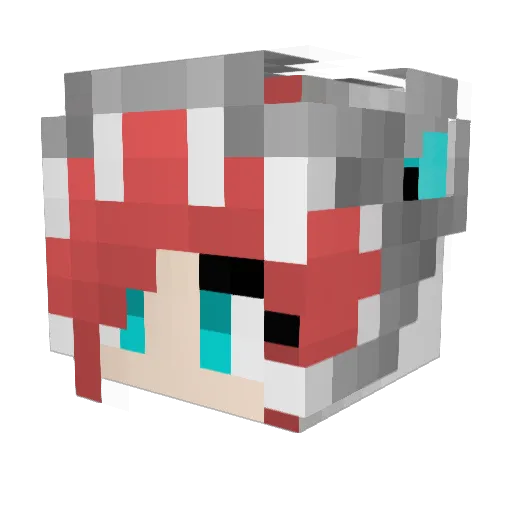 Kleaj07 Minecraft avatar head, 3D render