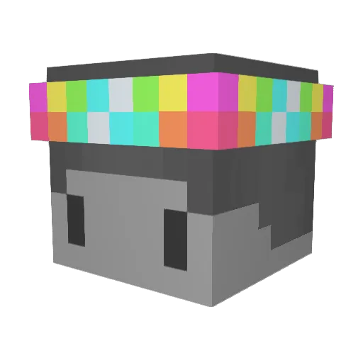 Klears_ Minecraft avatar head, 3D render