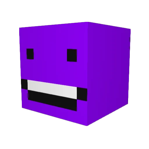 KlebThePlebYT Minecraft avatar head, 3D render