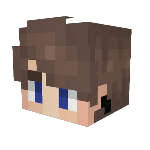 Kleb_Minter Minecraft avatar head, 3D render