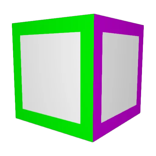 Klebermaus Minecraft avatar head, 3D render