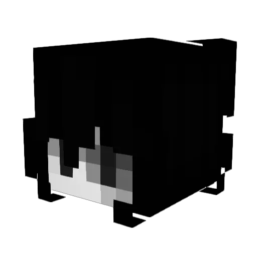 KlebrigesTesa Minecraft avatar head, 3D render