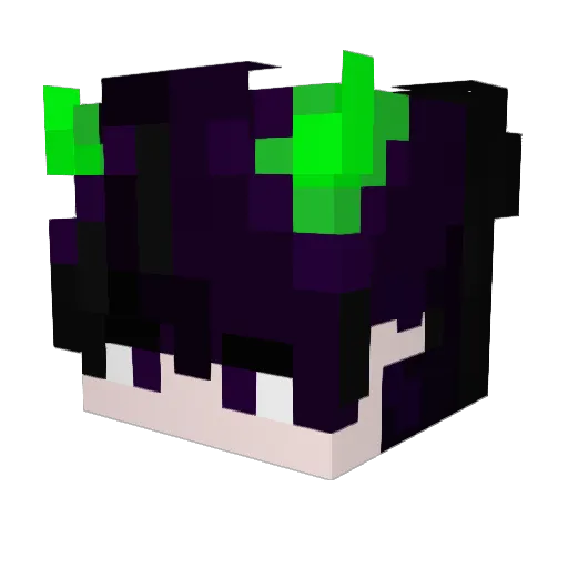 Klecker Minecraft avatar head, 3D render