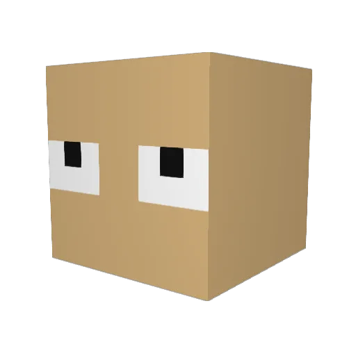 Kleen261 Minecraft avatar head, 3D render