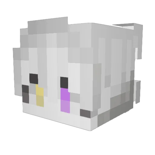 KleinG_ Minecraft avatar head, 3D render