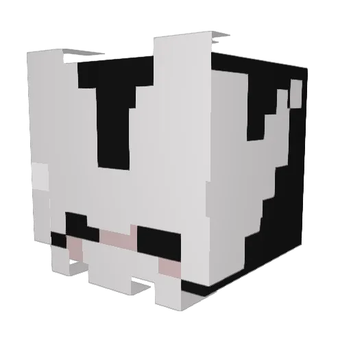 KleinSalmon Minecraft avatar head, 3D render