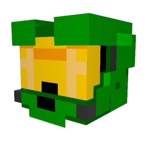 KleinTobi Minecraft avatar head, 3D render