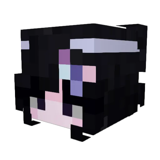 KleinYuma Minecraft avatar head, 3D render