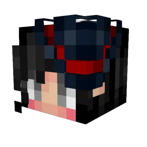 Kleinenal Minecraft avatar head, 3D render