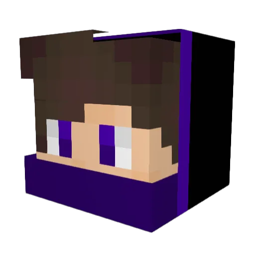KleinerNexus Minecraft avatar head, 3D render