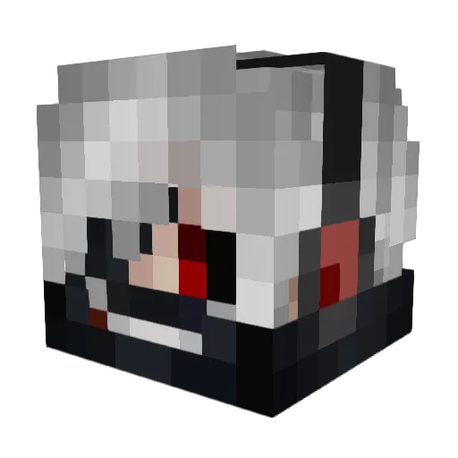 KleinesLeo Minecraft avatar head, 3D render