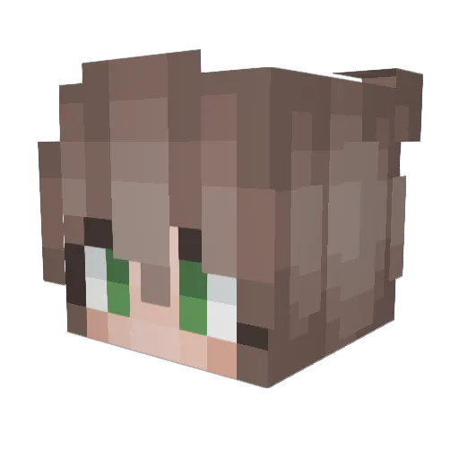 Kleines_Biest Minecraft avatar head, 3D render