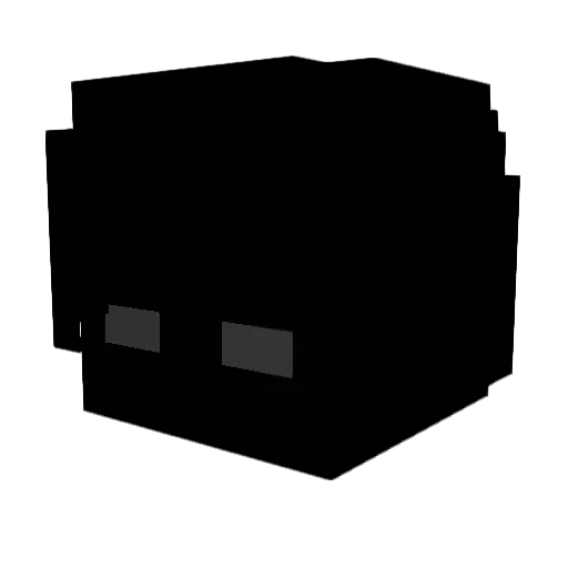 Kleingiftzwerg Minecraft avatar head, 3D render