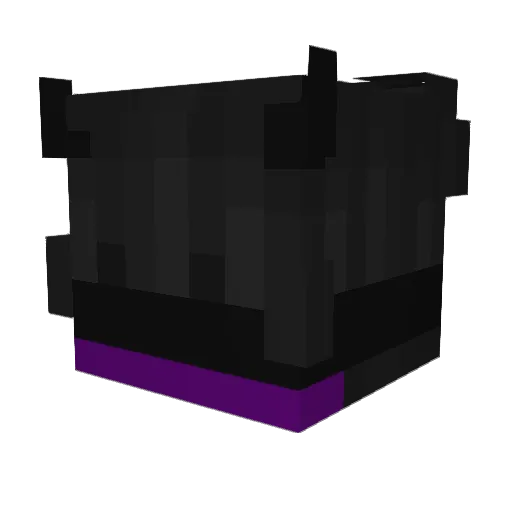 Klemmm_ Minecraft avatar head, 3D render