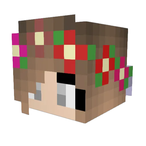 Klemos_ Minecraft avatar head, 3D render