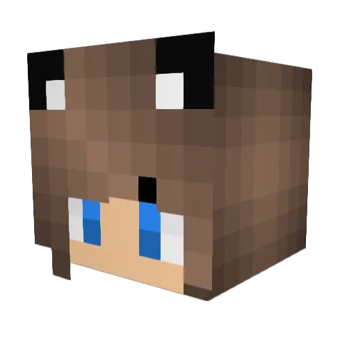 Kleo_128 Minecraft avatar head, 3D render