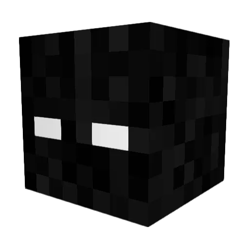 Klerman Minecraft avatar head, 3D render