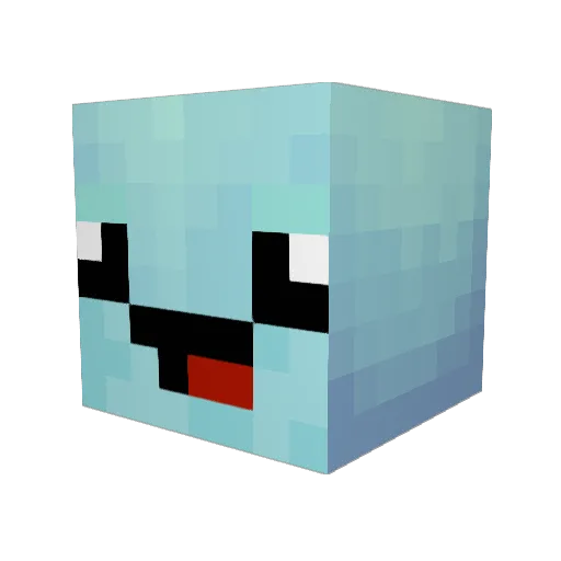 KlertleYT Minecraft avatar head, 3D render
