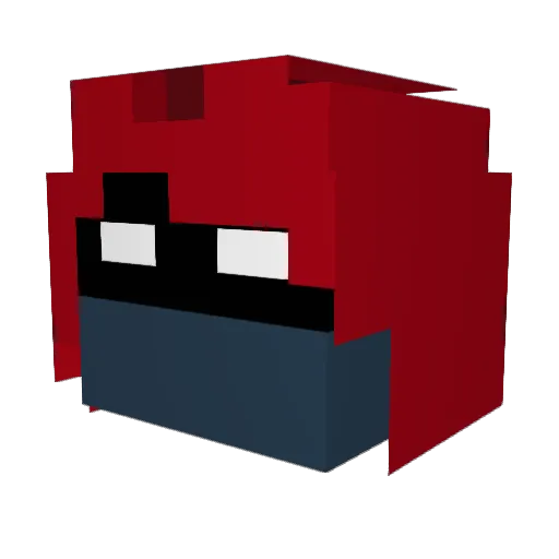 KlevaBoi Minecraft avatar head, 3D render