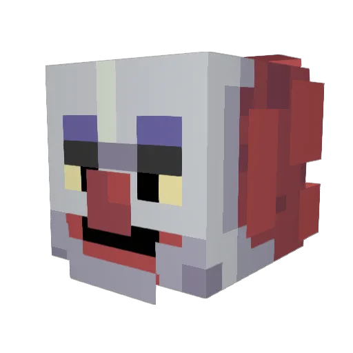 Klexon619 Minecraft avatar head, 3D render