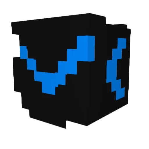 Kley2 Minecraft avatar head, 3D render