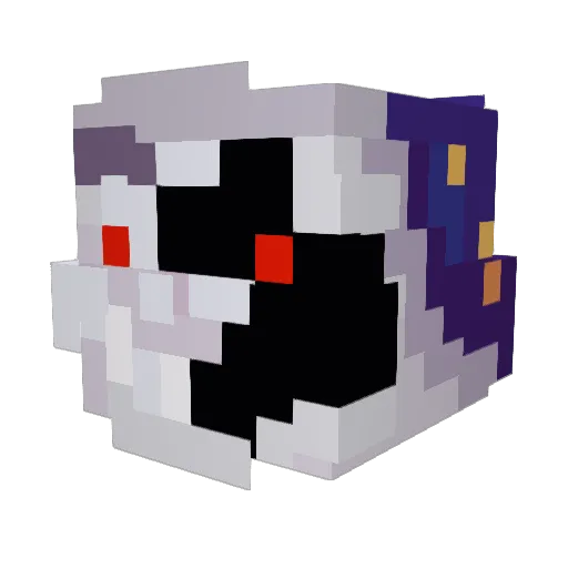 Kleymens Minecraft avatar head, 3D render