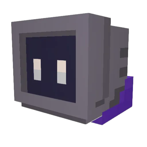 Klickk Minecraft avatar head, 3D render