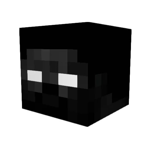 Klikklas Minecraft avatar head, 3D render