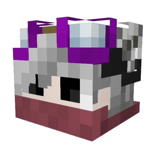 KlikoGreen Minecraft avatar head, 3D render