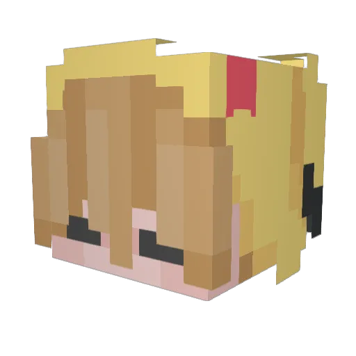 Klimczuk420 Minecraft avatar head, 3D render