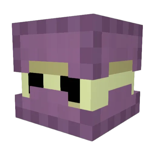 Klimperfisch Minecraft avatar head, 3D render
