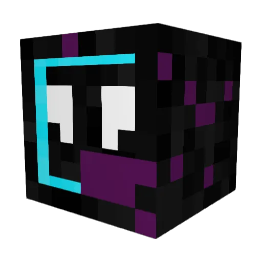 KlingMC Minecraft avatar head, 3D render