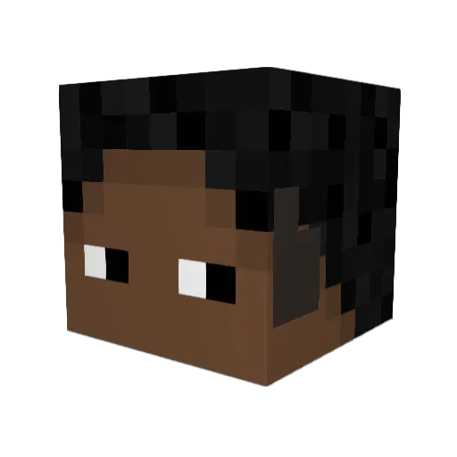 Klinke_HD Minecraft avatar head, 3D render
