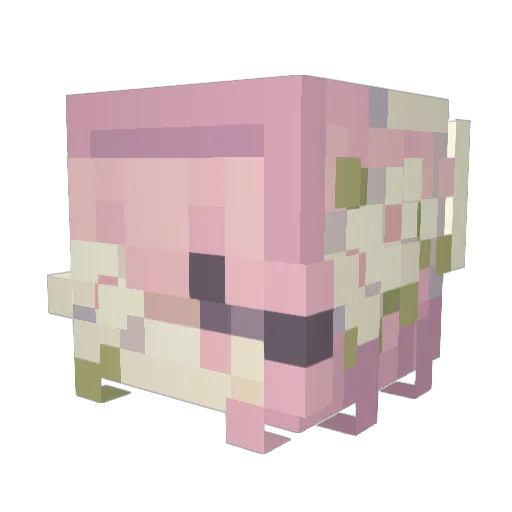 Klioveru Minecraft avatar head, 3D render