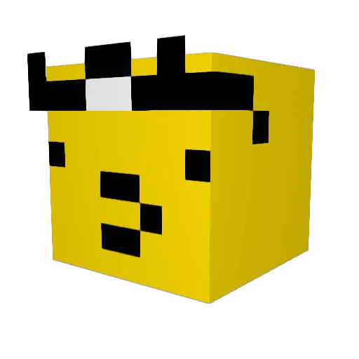 Klippttv Minecraft avatar head, 3D render