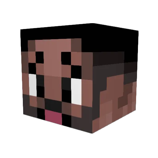 KliqZyYT Minecraft avatar head, 3D render