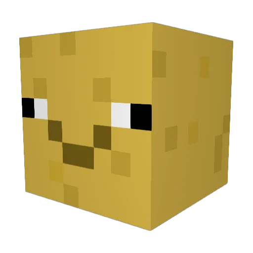 Klistin Minecraft avatar head, 3D render