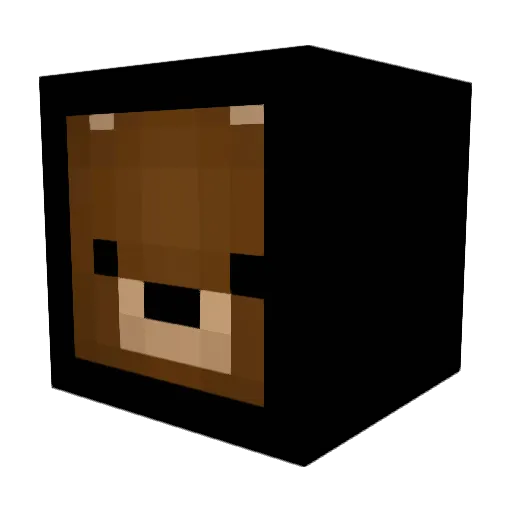 Klit4 Minecraft avatar head, 3D render