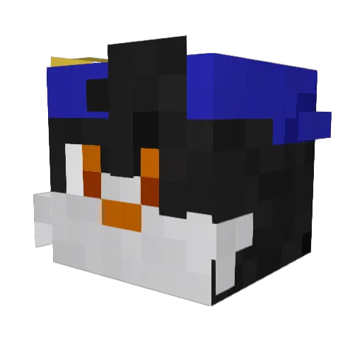 KloSanchez Minecraft avatar head, 3D render