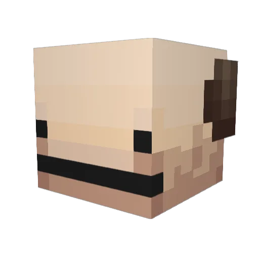Klob0258 Minecraft avatar head, 3D render