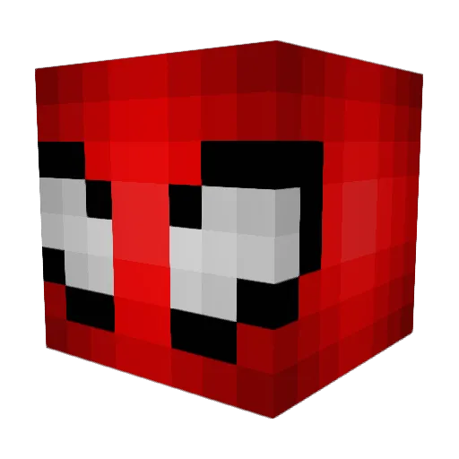 Klockmann Minecraft avatar head, 3D render