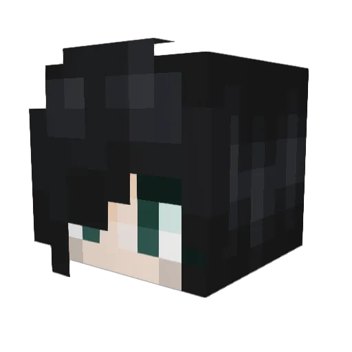 Kloe_Rinz Minecraft avatar head, 3D render