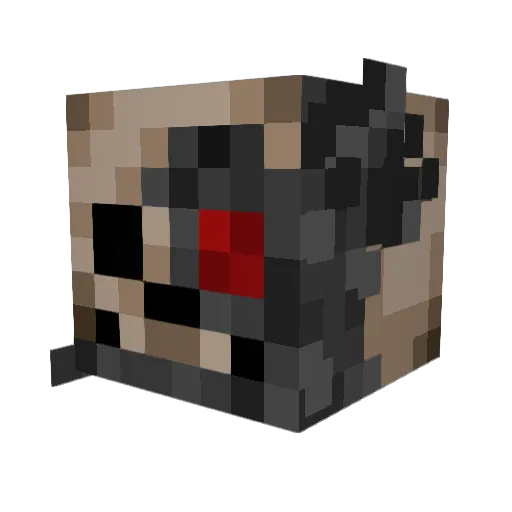 Klogas Minecraft avatar head, 3D render