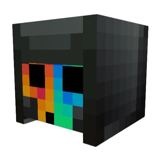 Klohud Minecraft avatar head, 3D render