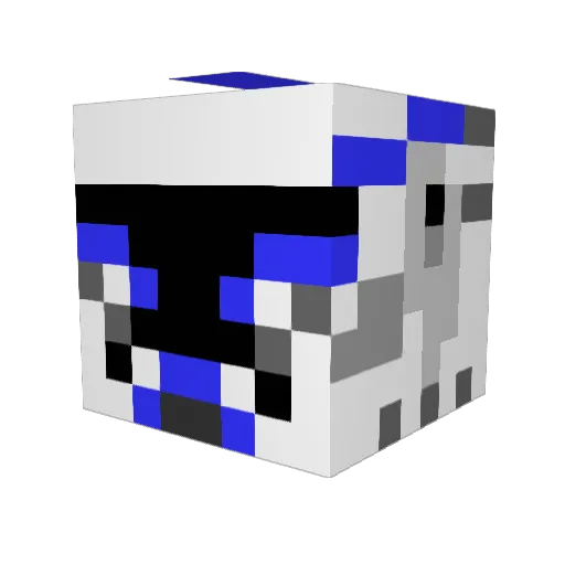 KloneTrooper66 Minecraft avatar head, 3D render