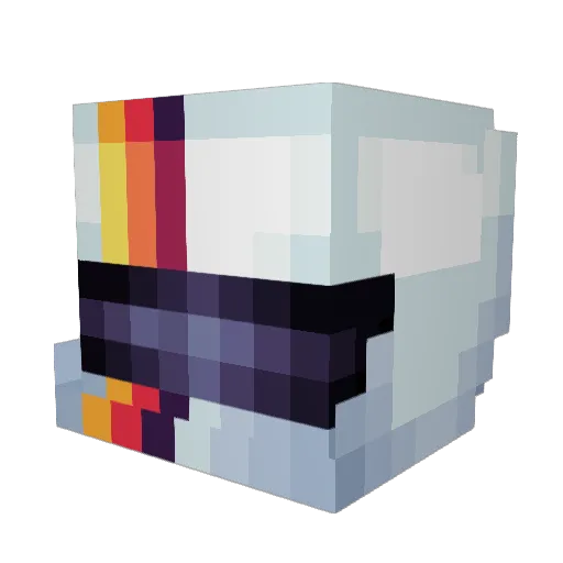 Klonopin69 Minecraft avatar head, 3D render